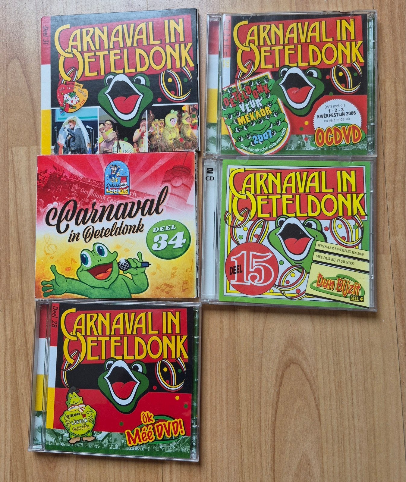 Oeteldonk Carnaval CD's - Diverse Jaren - alles is origineel, Cd's en Dvd's, Ophalen of Verzenden, Gebruikt