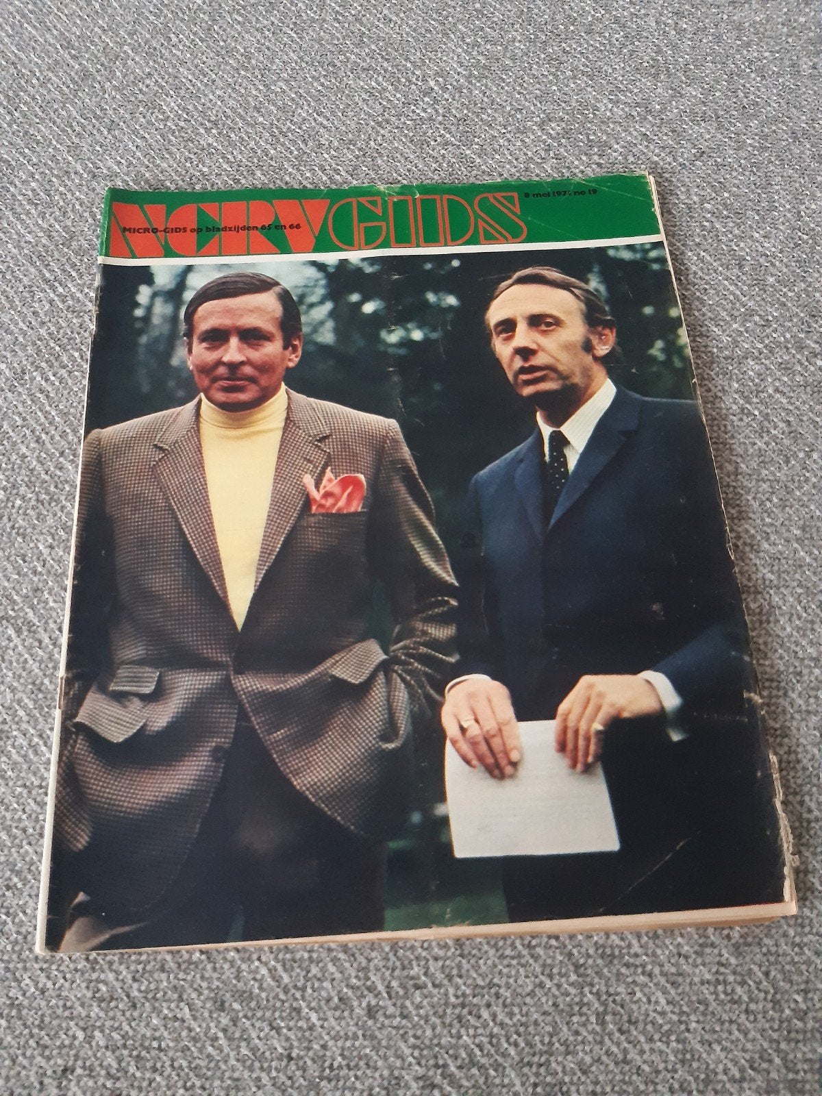 19.NCRV 1971. Prins Claus. Jan van Hillo. Hans Dagelet. Wim, Verzamelen, Verzenden, 1980 tot heden, Tijdschrift