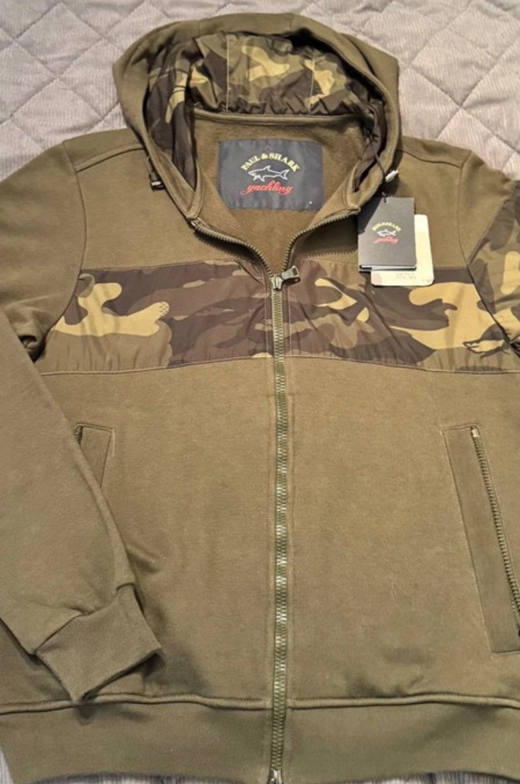 New Paul&Shark Camouflage Hoodie Maat M, Ophalen of Verzenden, Nieuw, Maat 48/50 (M), Meerkleurig