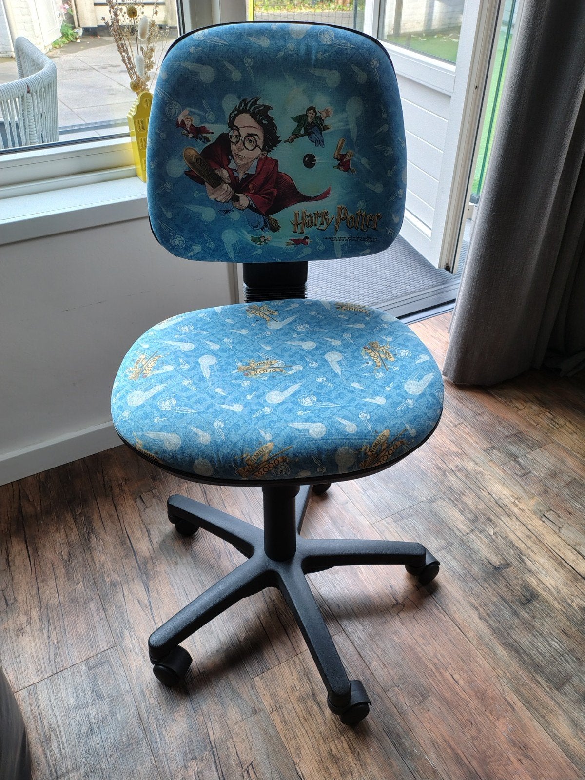 bureaustoel Harry Potter, Ophalen, Zo goed als nieuw, Blauw, Bureaustoel