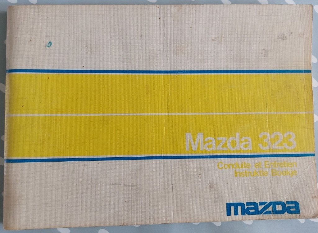 Instructieboekje Mazda 323 (1976), Verzenden