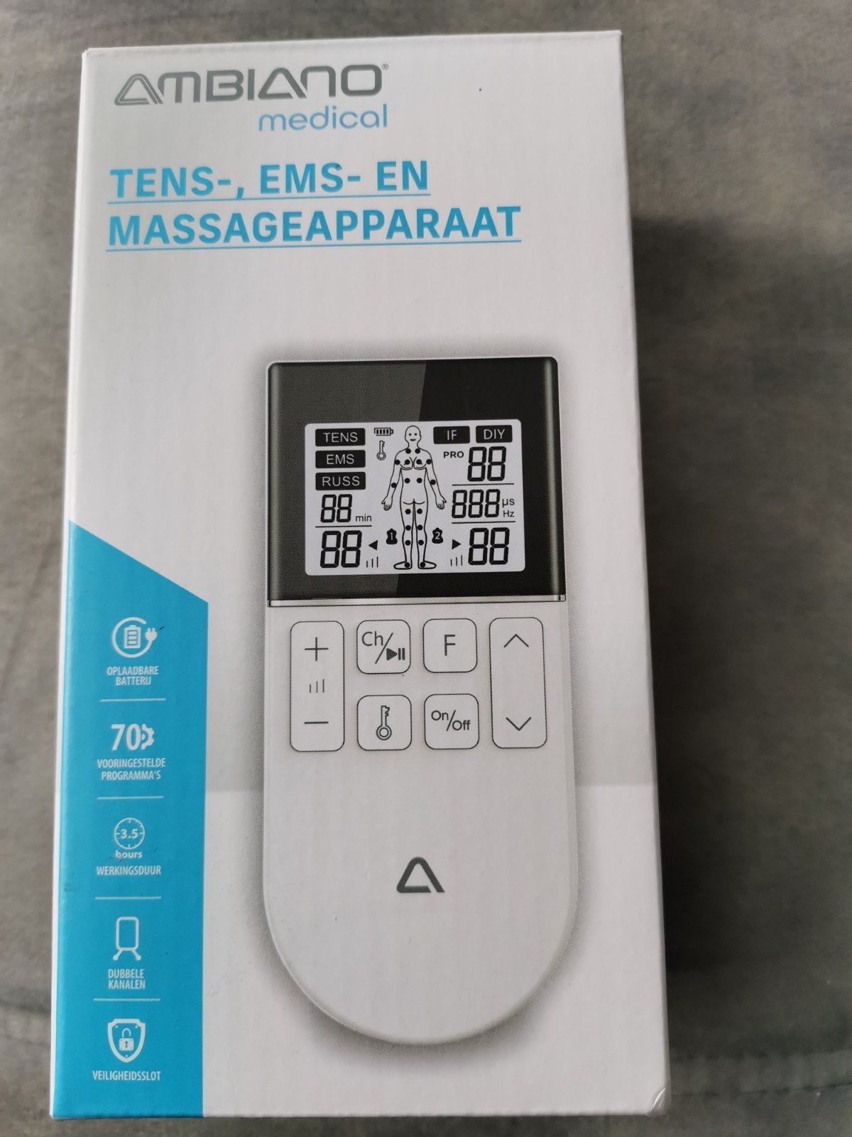 Ambiano Medical TENS, EMS en Massageapparaat, Ophalen, Nieuw, Apparaat