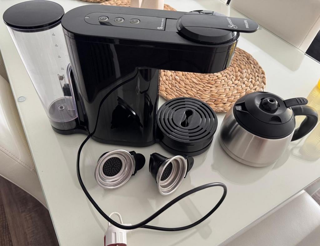 Philips Senseo Switch 2-in-1 Koffiezetapparaat Zwart, Ophalen, Afneembaar waterreservoir, Gebruikt, 10 kopjes of meer