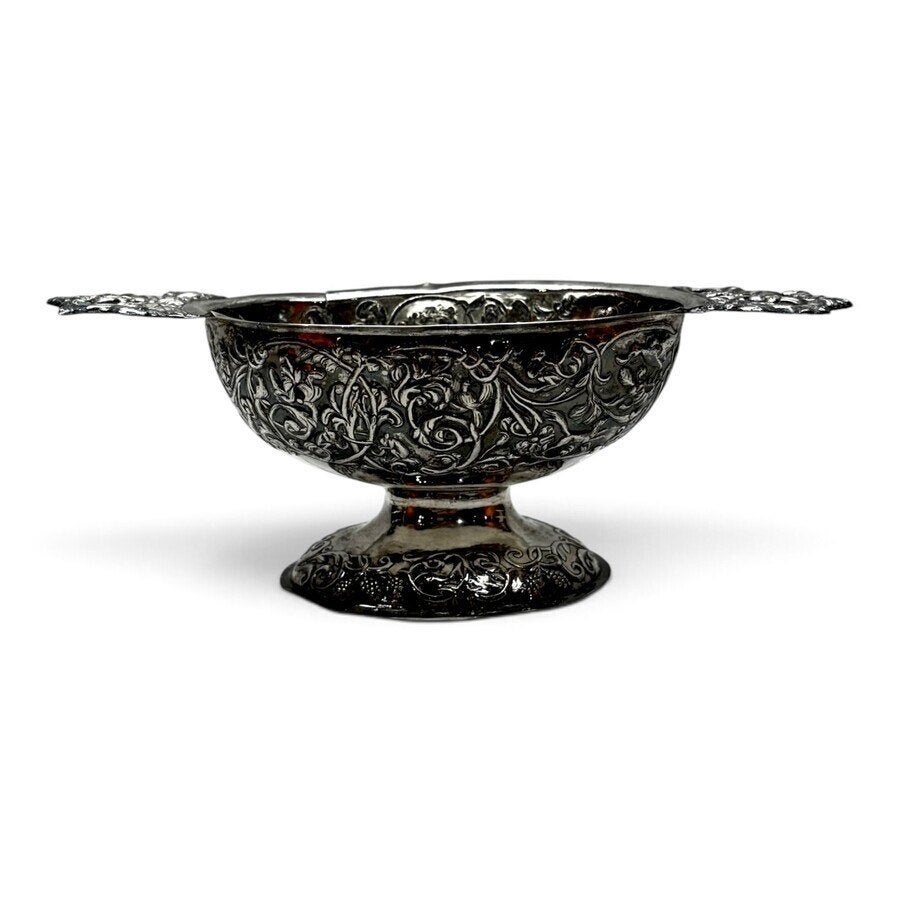 Zilveren brandewijnkom, 1850, Ophalen of Verzenden, Zilver
