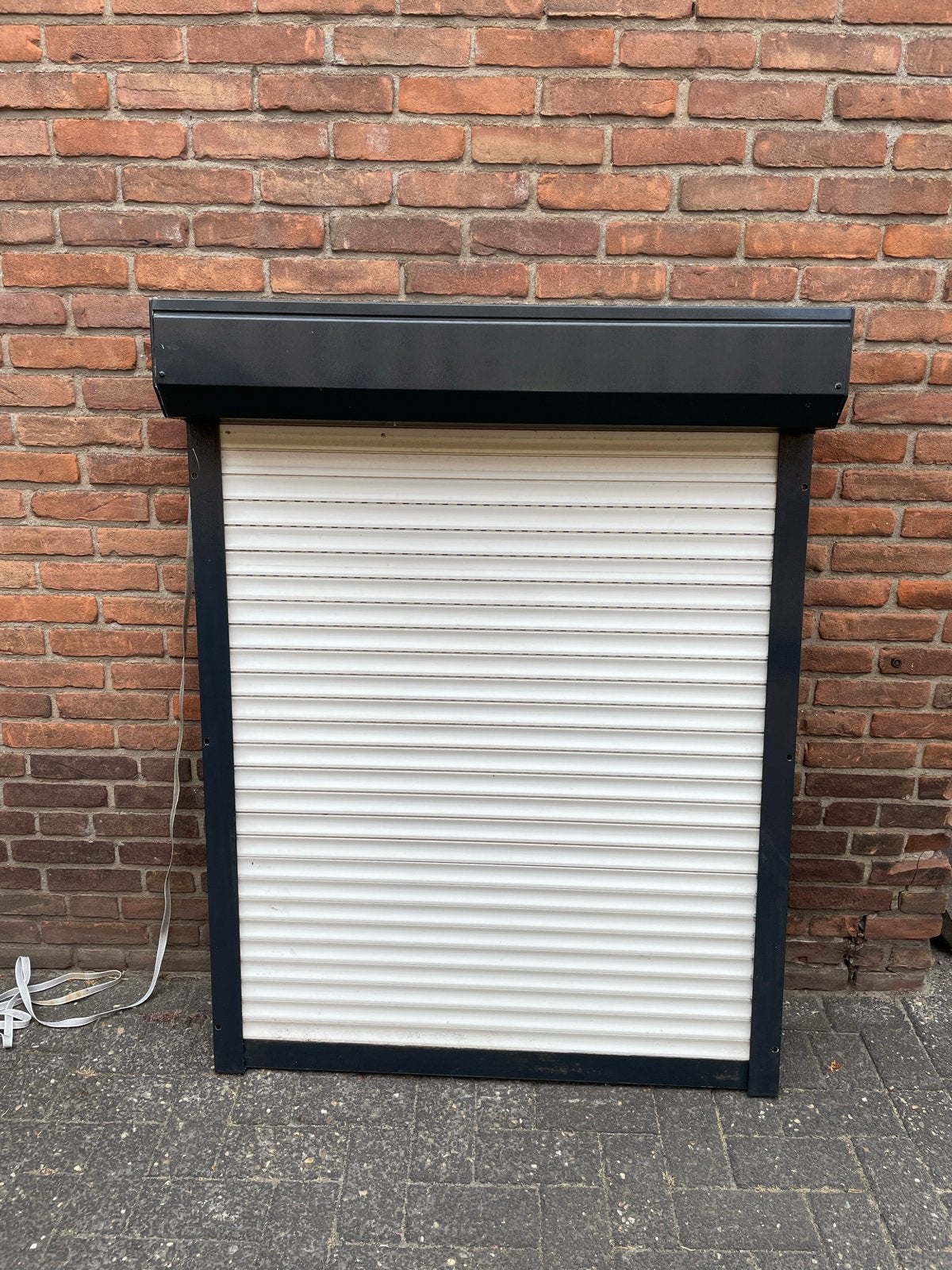 Rolluik 101x132cm met nieuwe draaibare bandopwinder, Doe-het-zelf en Verbouw, Rolluiken, Ophalen, Gebruikt, Overige kleuren, Minder dan 100 cm