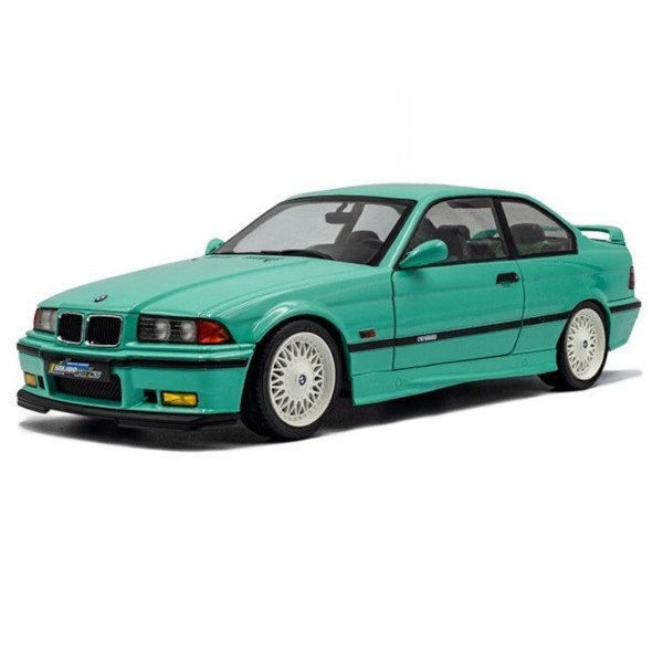 BMW M3 (E36) Coupe Works 1991 Groen Schaal 1/18 Solido, Hobby en Vrije tijd, Modelauto's | 1:18, Solido, Auto, Solido, Nieuw