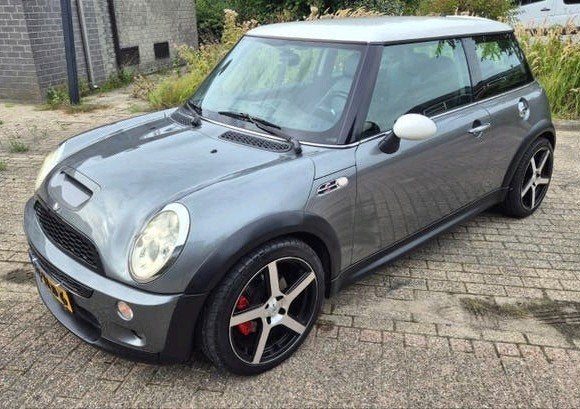🟢Mini Cooper S 1.6 Milltek/163PK/Xenon/APK✅️, Auto's, Voorwielaandrijving, Zwart, 4 cilinders, 4 stoelen