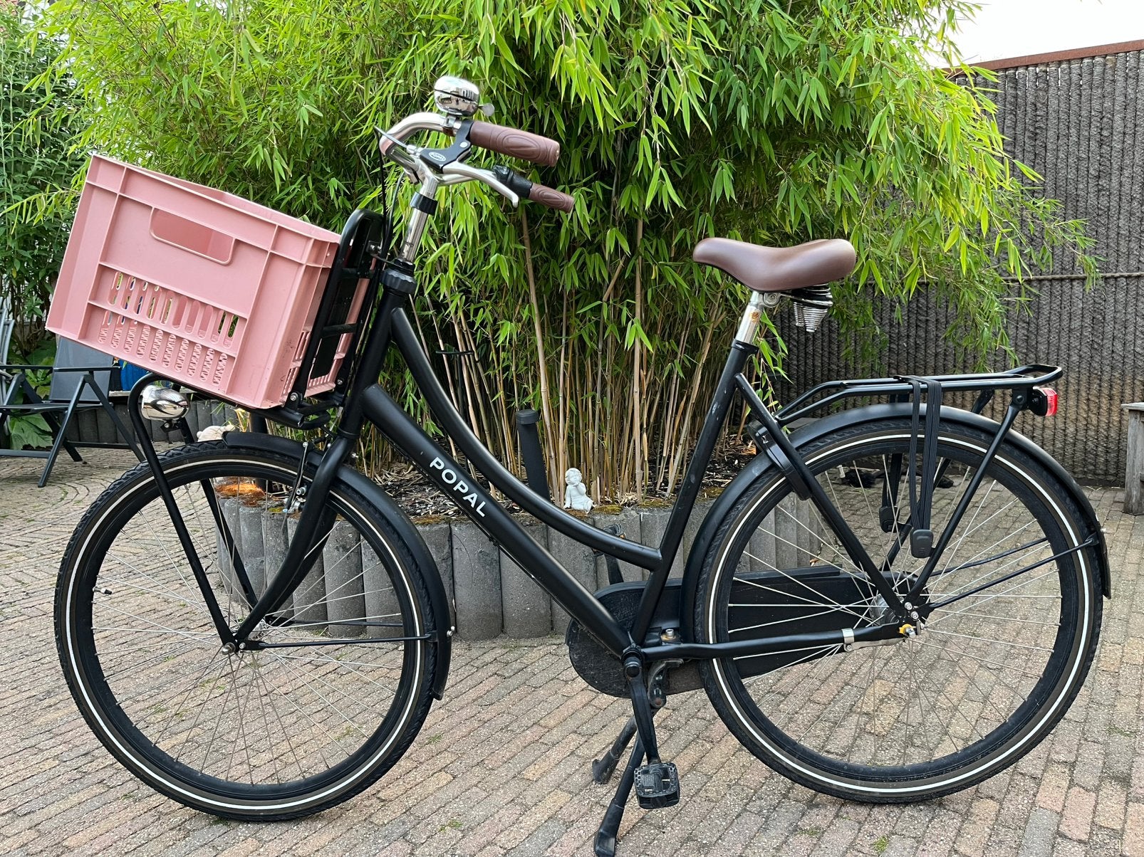 Popal fiets met mandje, Ophalen, Terugtraprem, Gebruikt, Versnellingen