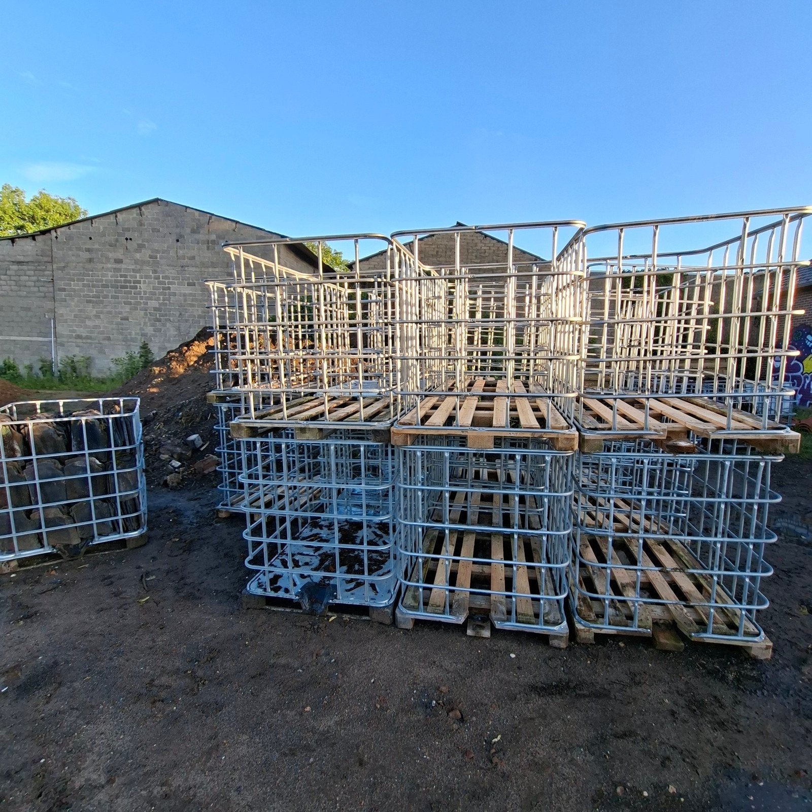 ibc krattzn bakken kooien, Ophalen, 100 cm of meer, 60 cm of meer, Zo goed als nieuw