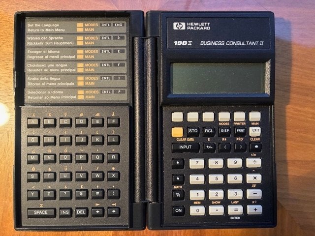 HP 19BII financiele rekenmachine business calculator 19B, Ophalen of Verzenden, Gebruikt