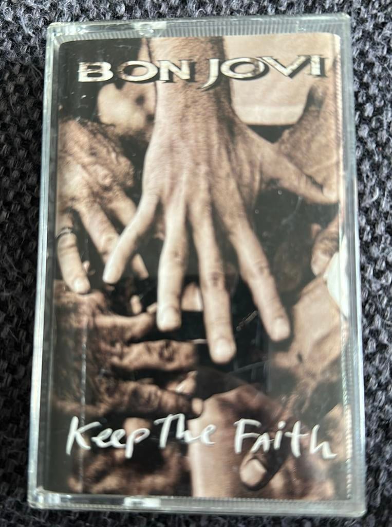 Bon Jovi - Keep the Faith cassettebandje, Ophalen of Verzenden, Gebruikt, Rock en Metal, 1 bandje