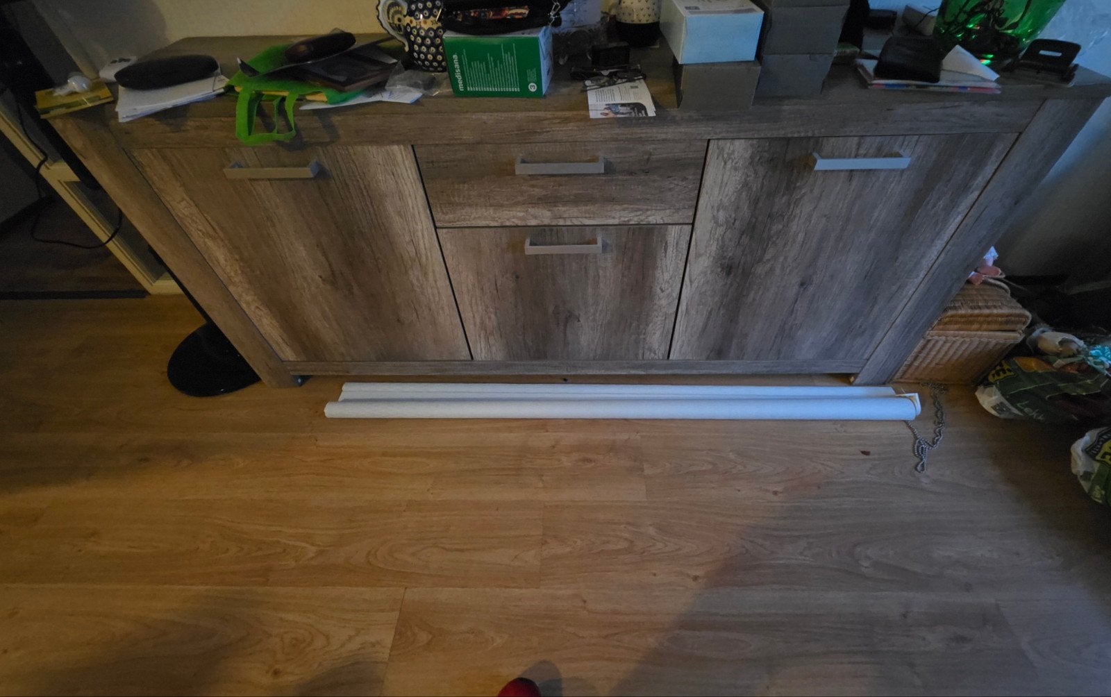 Modern dressoir met lades en deuren, Ophalen, Zo goed als nieuw, Met lade(s)