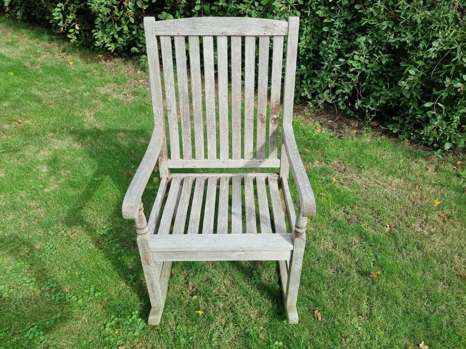 Houten schommelstoel voor buiten, Ophalen, Gebruikt, Hout