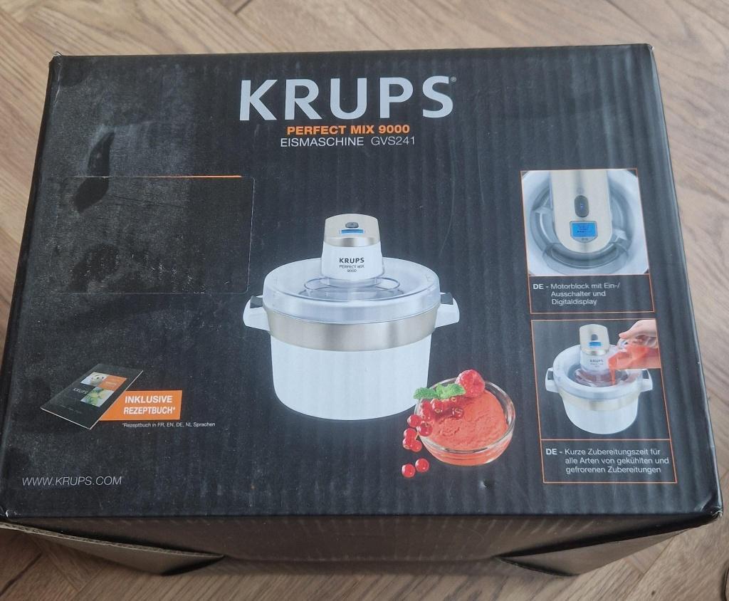 NIEUW - IJsmachine Krups - nooit gebruikt, Ophalen, Nieuw