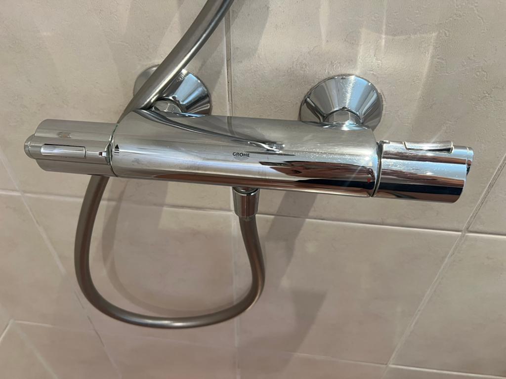 Grohe douche thermostaatkraan, Doe-het-zelf en Verbouw, Sanitair, Ophalen, Zo goed als nieuw, Douche