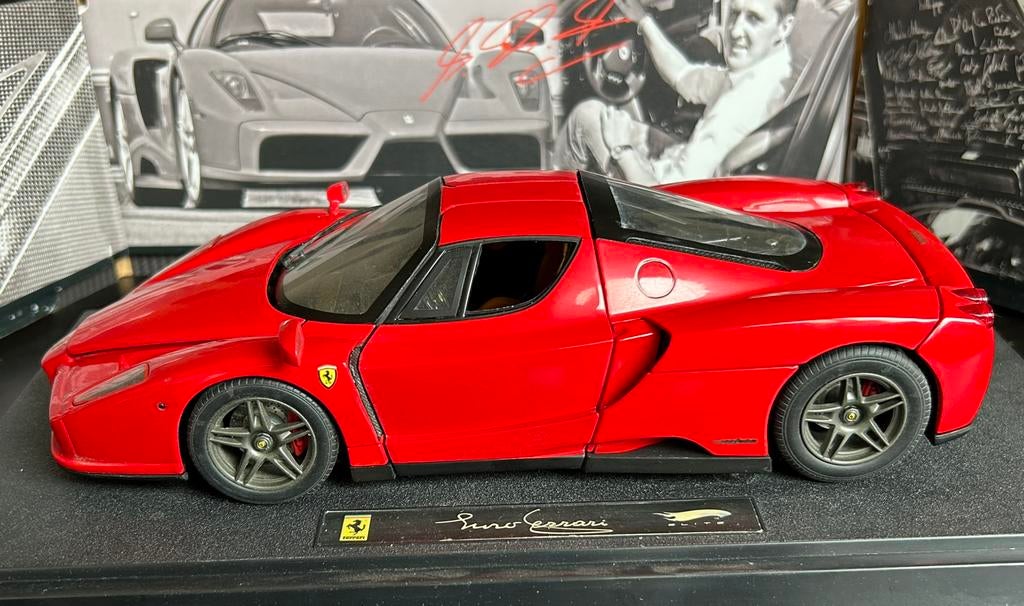 Modelauto Ferrari Enzo Michael Schumacher Edition, Ophalen of Verzenden, Gebruikt, Auto, Hot Wheels
