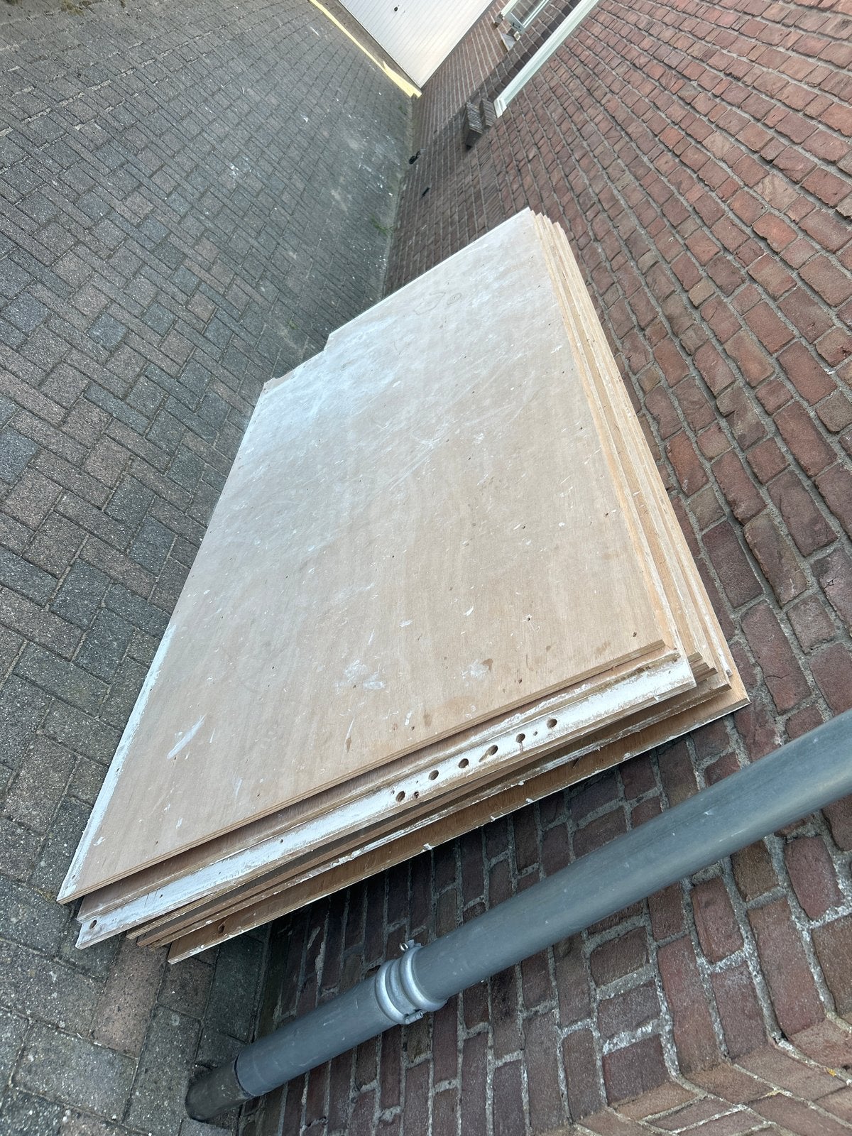 9 gebruikte underlayment platen, 14mm dik, Ophalen, Gebruikt, Hout, Minder dan 20 mm