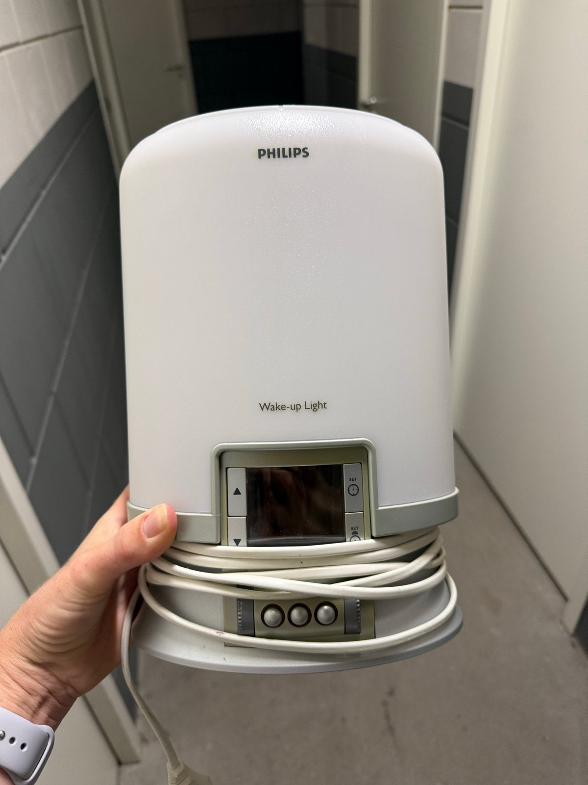 Philips Wake-up Light - Wekker met lichtsimulatie, Witgoed en Apparatuur, Wekkers, Gebruikt, Digitaal, Ophalen of Verzenden