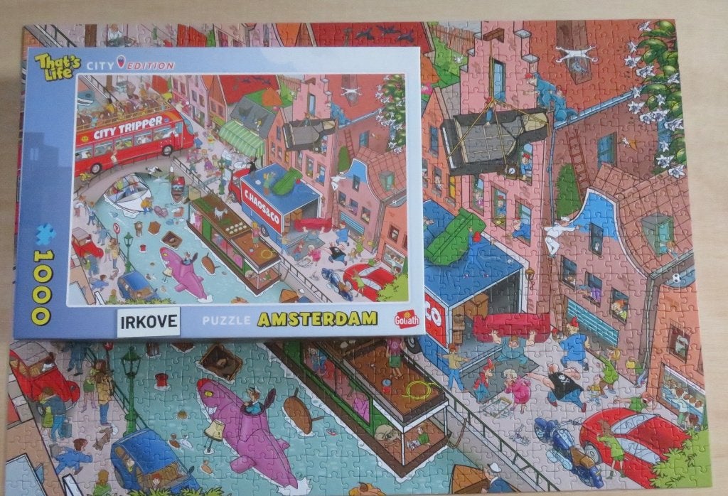 THAT'S LIFE PUZZEL * 3 X STEDEN GOLIATH * 1000 Stukjes *, Verzenden, 500 t/m 1500 stukjes, Zo goed als nieuw, Legpuzzel