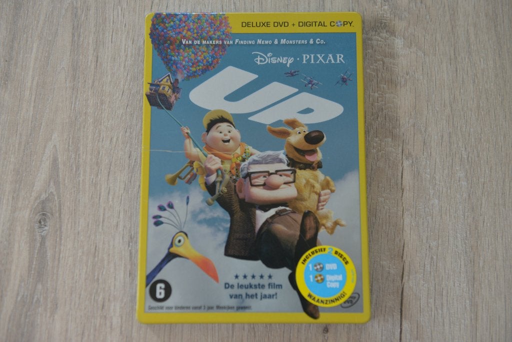 WALT DISNEY - UP - METAL CASE - DELUXE DVD + DIGITAL COPY, Alle leeftijden, Verzenden, Zo goed als nieuw, Amerikaans
