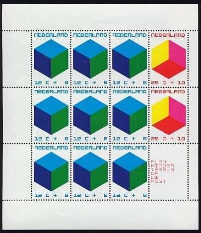 Nederland NVPH nr 983 postfris Kinderpostzegels 1970, Ophalen of Verzenden, Na 1940, Postfris