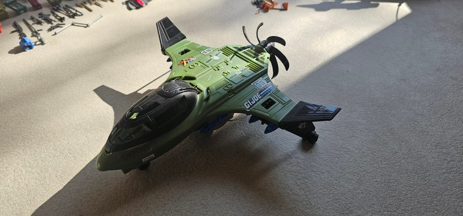 G.I. Joe Skystriker XP-14F straaljager (vintage), Ophalen of Verzenden, Gebruikt