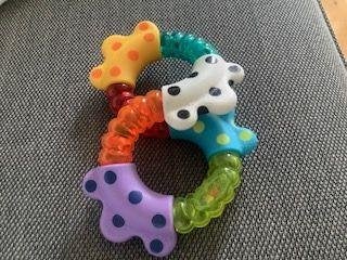 Playgro rammelaar babyspeelgoed met bijtprofielen, Ophalen, Zo goed als nieuw, Rammelaar, Met geluid