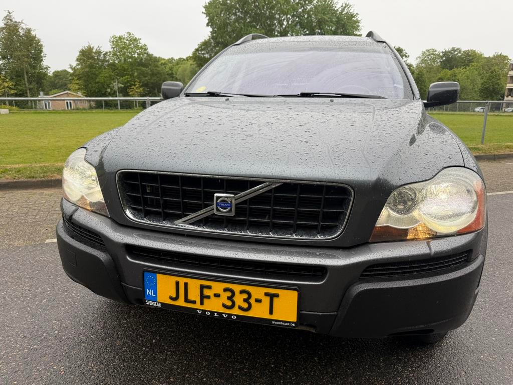 Volvo XC90 2.5 T Geartronic 2006 Grijs Yountimer, Auto's, Zwart, 1991 kg, 7 stoelen, 2521 cc