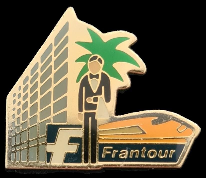 Frantour met TGV trein pin, Verzenden, Nieuw, Transport, Speldje of Pin