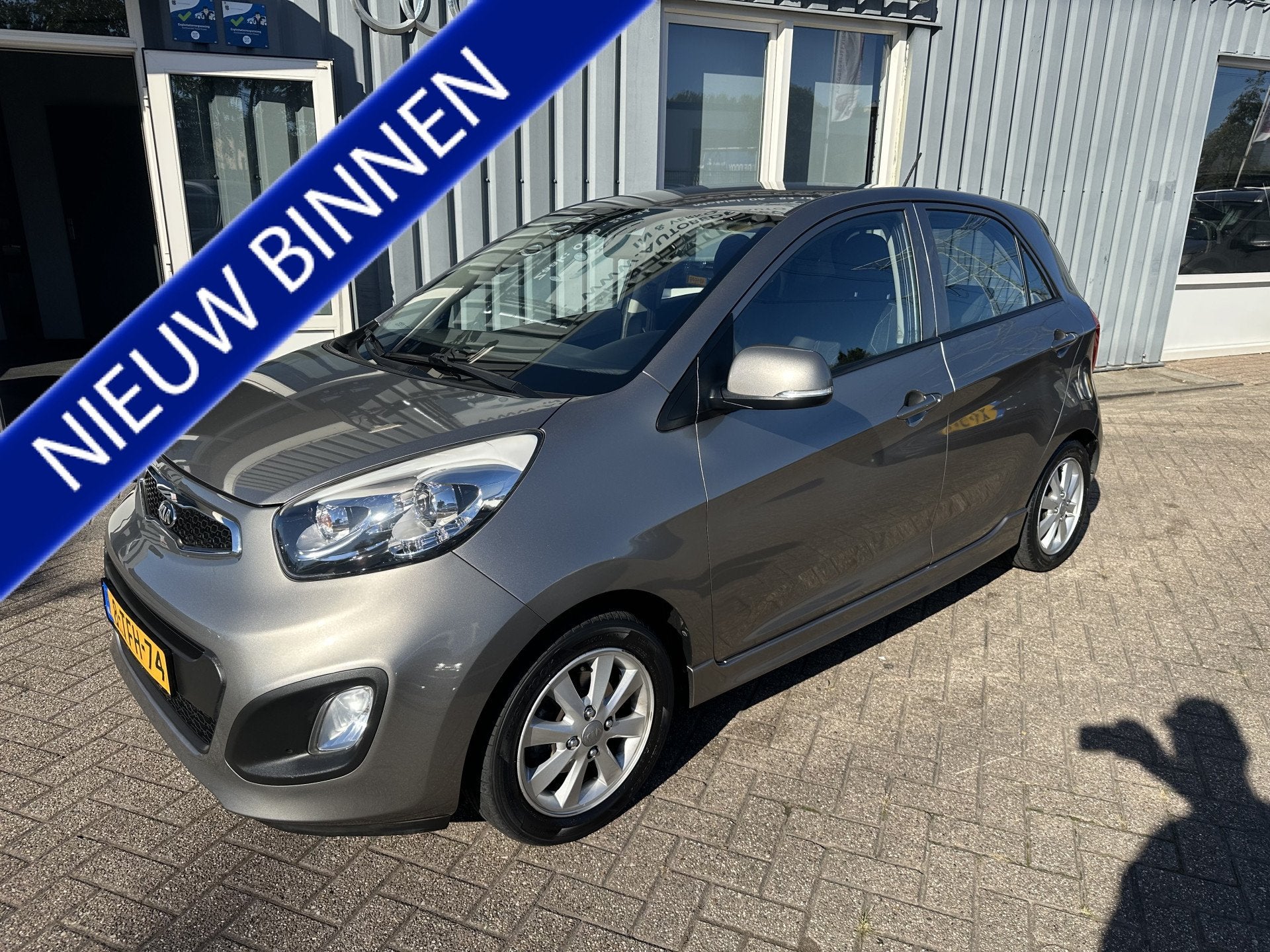 Kia Picanto 1.2 CVVT ISG Plus Pack (bj 2014), Auto's, Voorwielaandrijving, Gebruikt, Zwart, 4 cilinders