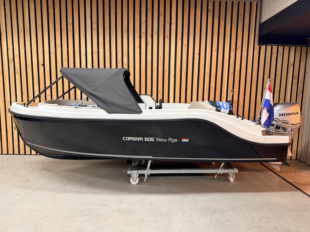 NwStaat! CORSIVA 505 New Age '60PK HONDA' LED! OPTIES! 2026!, Tender, Zo goed als nieuw, 2 m, Rondzit