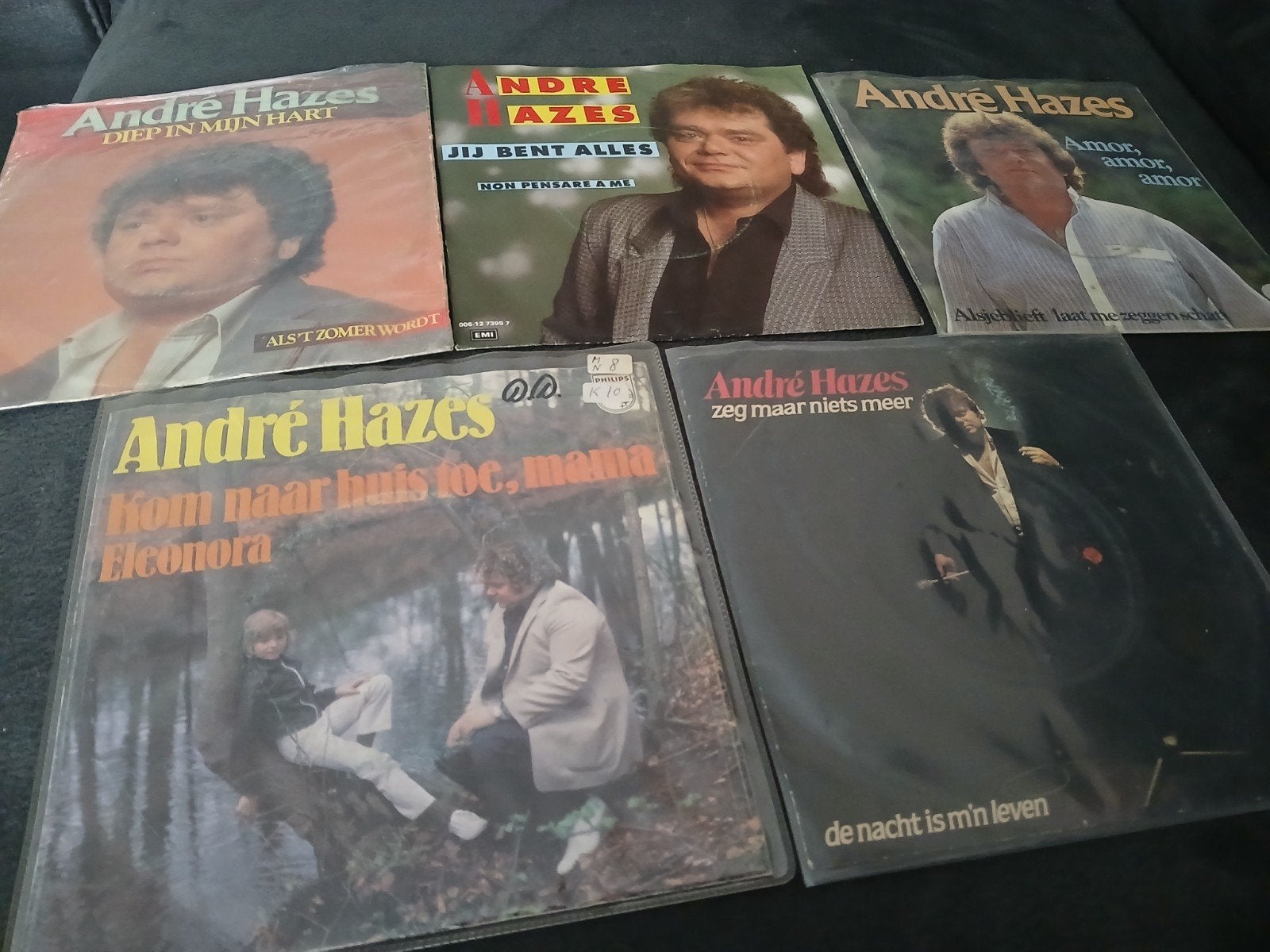 andre hazes singels 5 stuks, Cd's en Dvd's, Ophalen, Gebruikt, Nederlandstalig