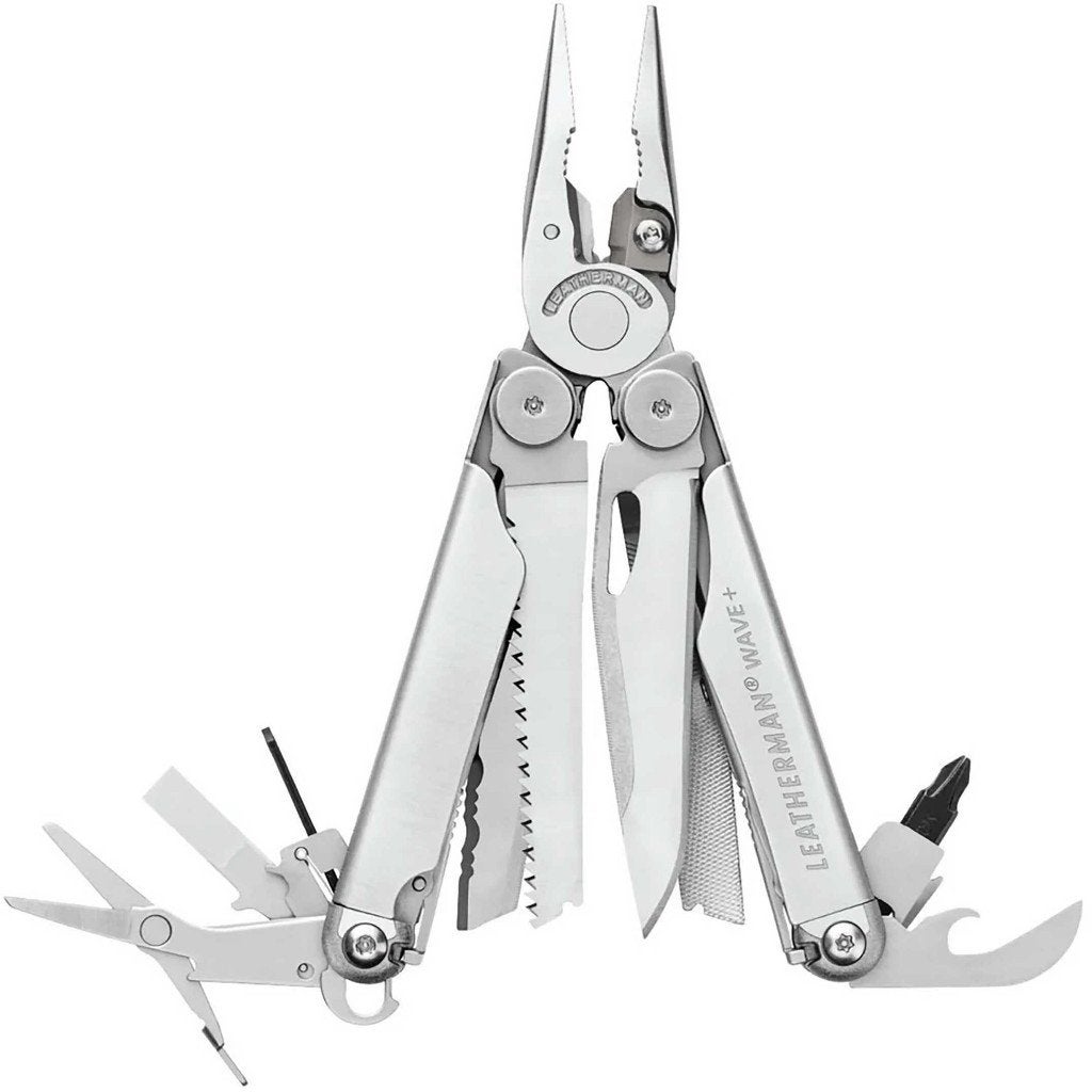 Leatherman Wave Plus Stainless Zilver met Sheath - nieuw, Verzenden, Info@leathermaneurope.com, Nieuw, Holterkamp 16, Ratingen, Duitsland