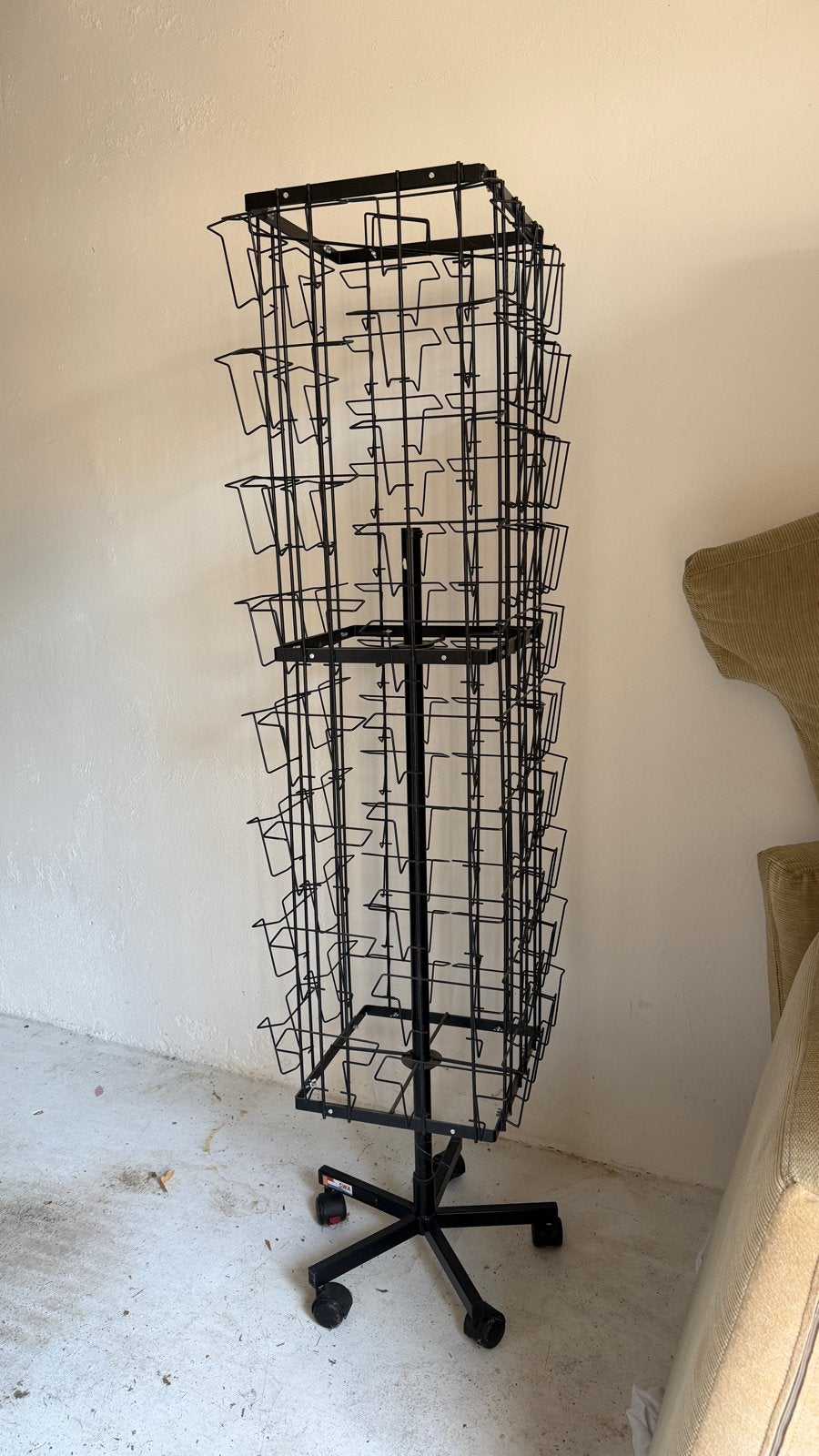 Kaartenmolen 170 cm hoog, Ophalen