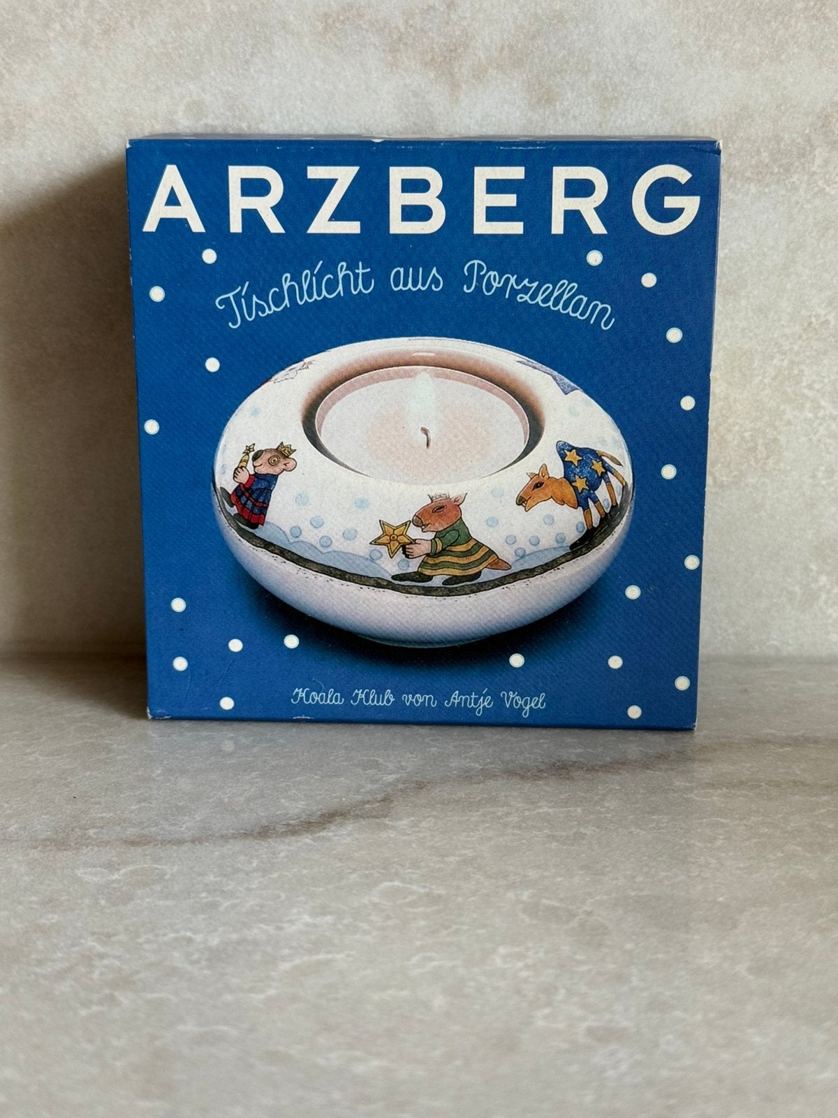Arzberg theelichthouder nieuw in doos, Ophalen of Verzenden, Nieuw, Overige materialen, Kandelaar