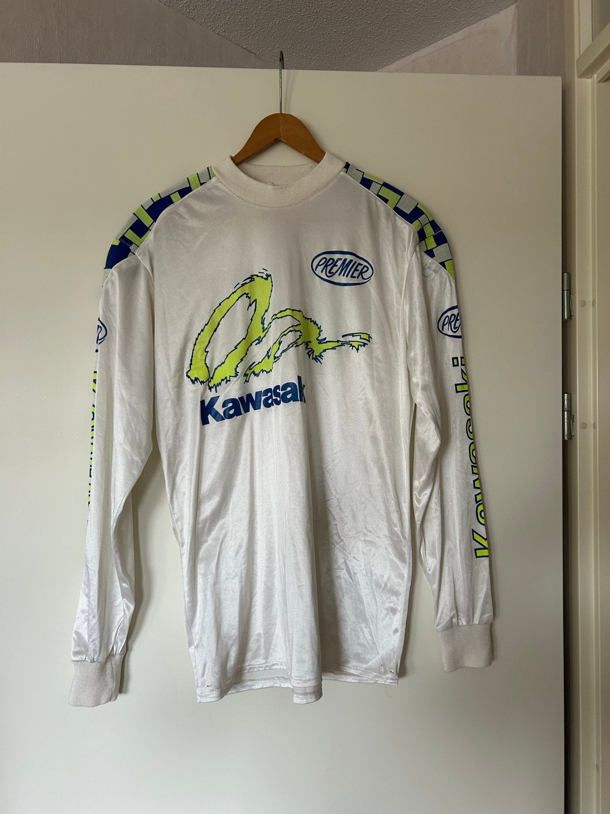 Vintage Kawasaki Cross Shirt - Premier Motors Dalfsen, Ophalen of Verzenden, Tweedehands