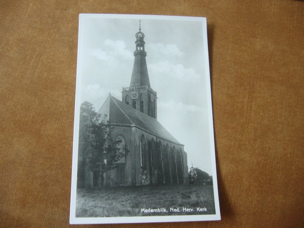 MEDEMBLIK  =  NED HERV KERK, Verzamelen, Ophalen of Verzenden, 1940 tot 1960, Ongelopen, Noord-Holland