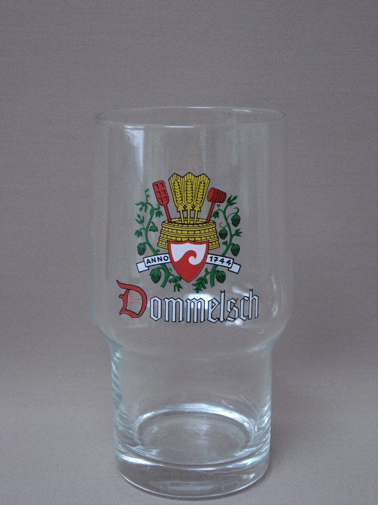 Dommelsch Bierglas - Anno 1744, Verzamelen, Biermerken, Ophalen of Verzenden, Zo goed als nieuw, Glas of Glazen, Dommelsch