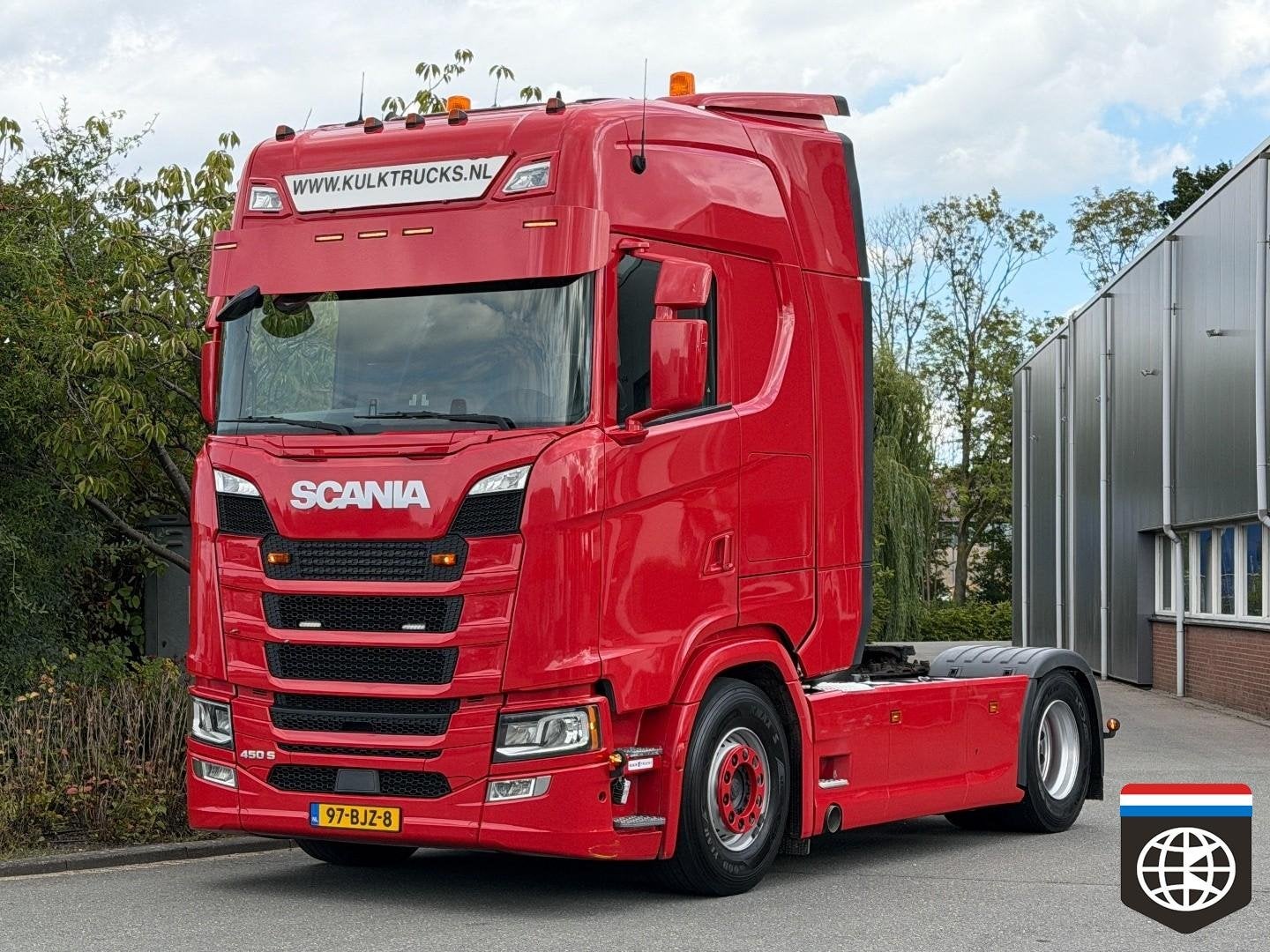 Scania S450 HOLLAND TRUCK - HYDRAULIC - RETARDER - VOL LUCHT, Automaat, Achterwielaandrijving, Euro 6, Scania