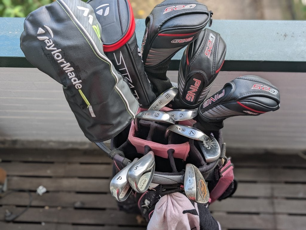 Dames Cobra driver, Callaway h3,5,hybriden, callaway wedges., Sport en Fitness, Golf, Ophalen, Gebruikt, Club, Callaway