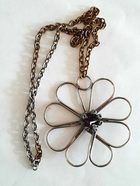 Brutalist Statement Piece – Handgemaakte XL Bloemenhanger, Ophalen, Overige materialen, Zo goed als nieuw, Bloem of Plant