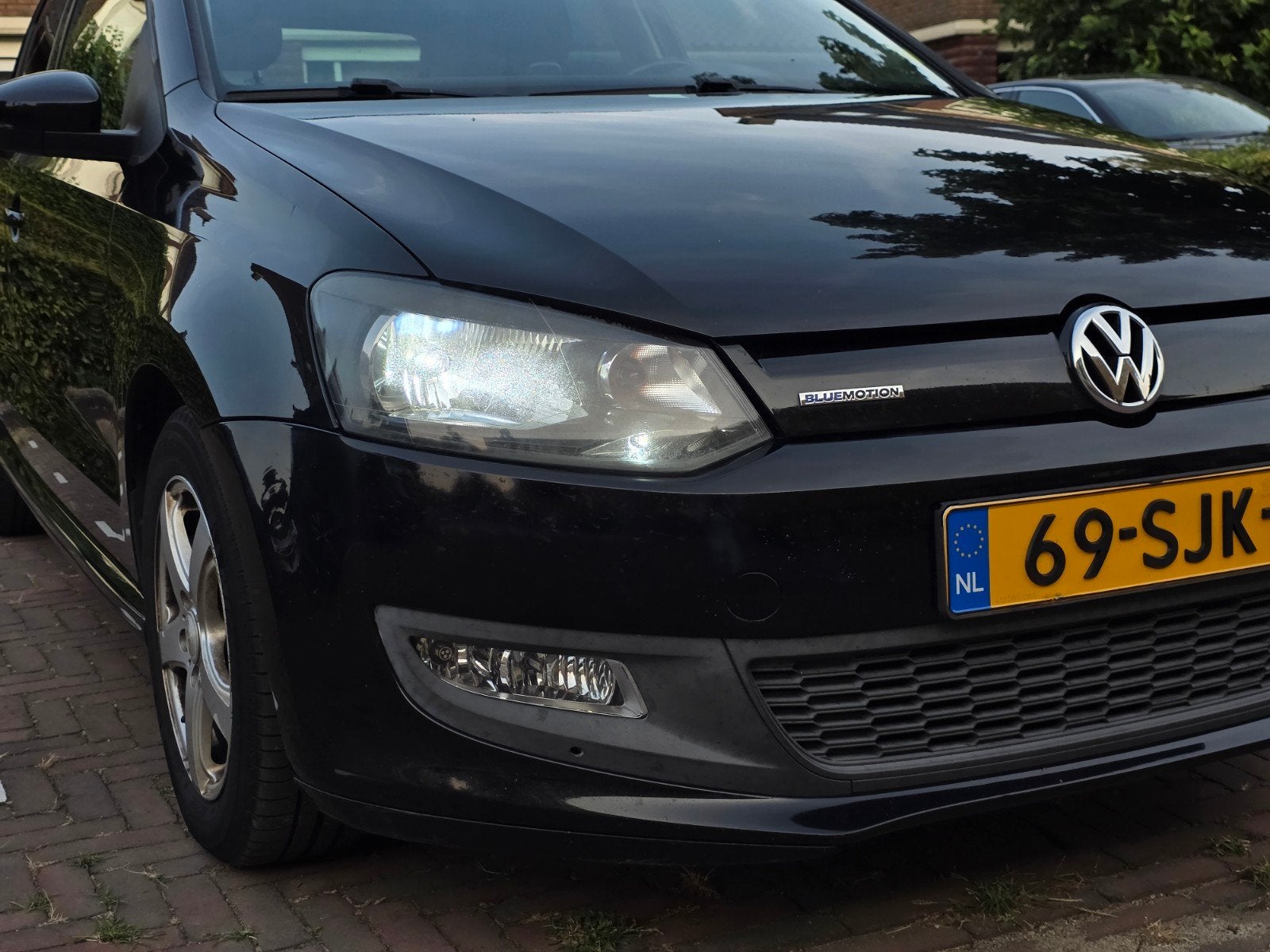 Volkswagen Polo 1.2 TDI NL Auto NAP 10/2011 Zwart, Auto's, Voorwielaandrijving, Euro 5, Stof, 74 pk