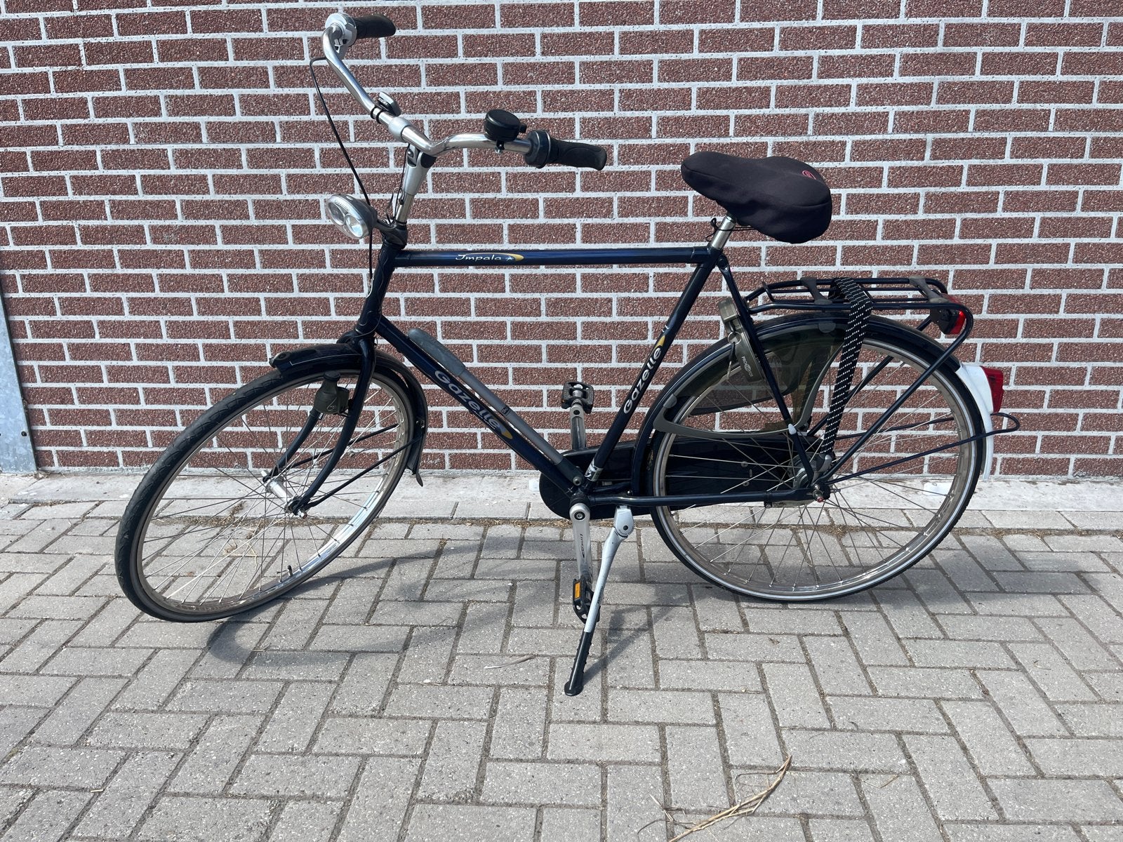 Gazelle Impala herenfiets - blauw, Ophalen, Gebruikt, Gazelle, Versnellingen