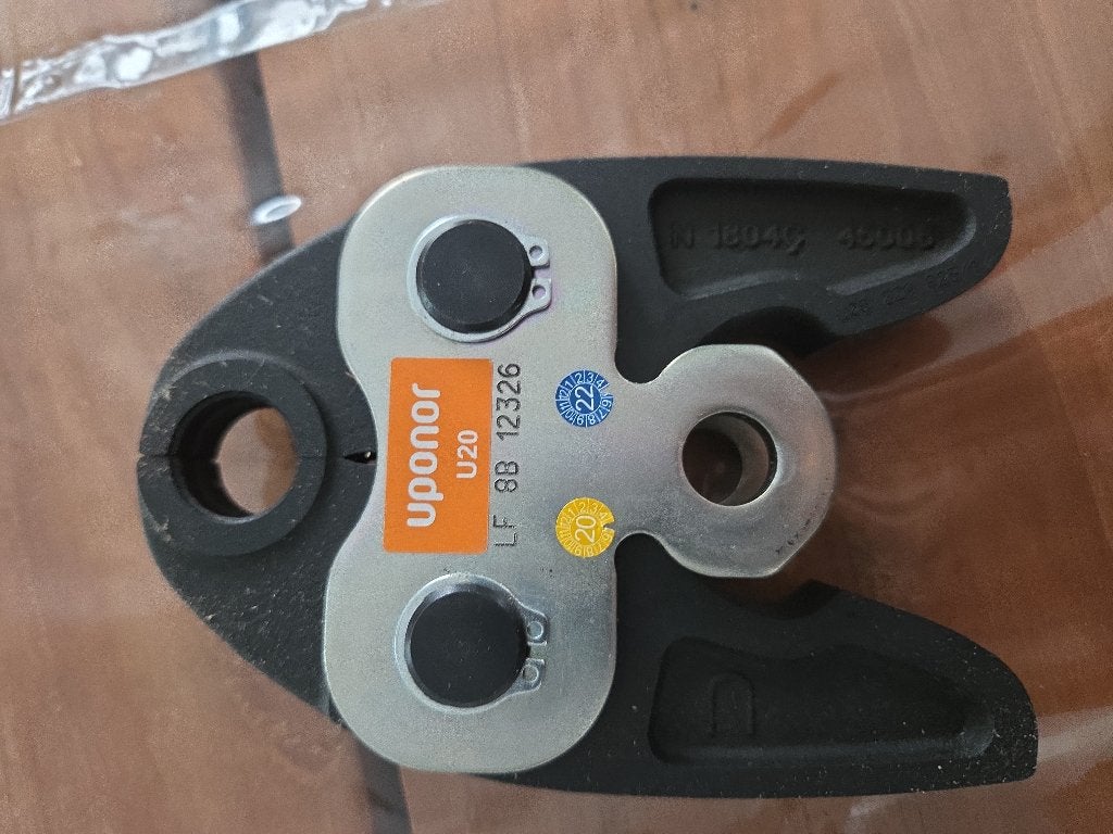 Uponor persbek 20mm nieuw, Ophalen of Verzenden, Nieuw, Overige typen, Overige merken