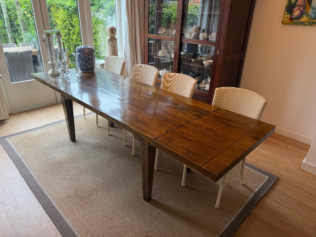 Tafel, Huis en Inrichting, Tafels | Eettafels, Ophalen, Gebruikt, Klassiek, 200 cm of meer
