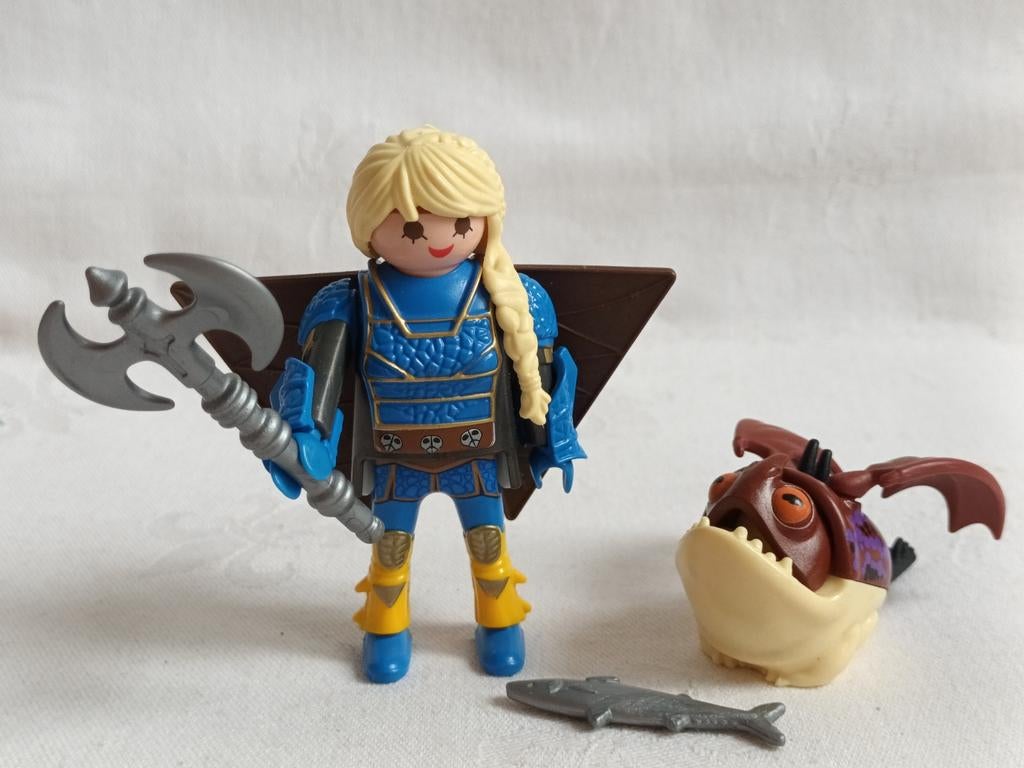 Playmobil Dragons 70041 Astrid met vliegpak en Schrokop, Ophalen of Verzenden, Zo goed als nieuw