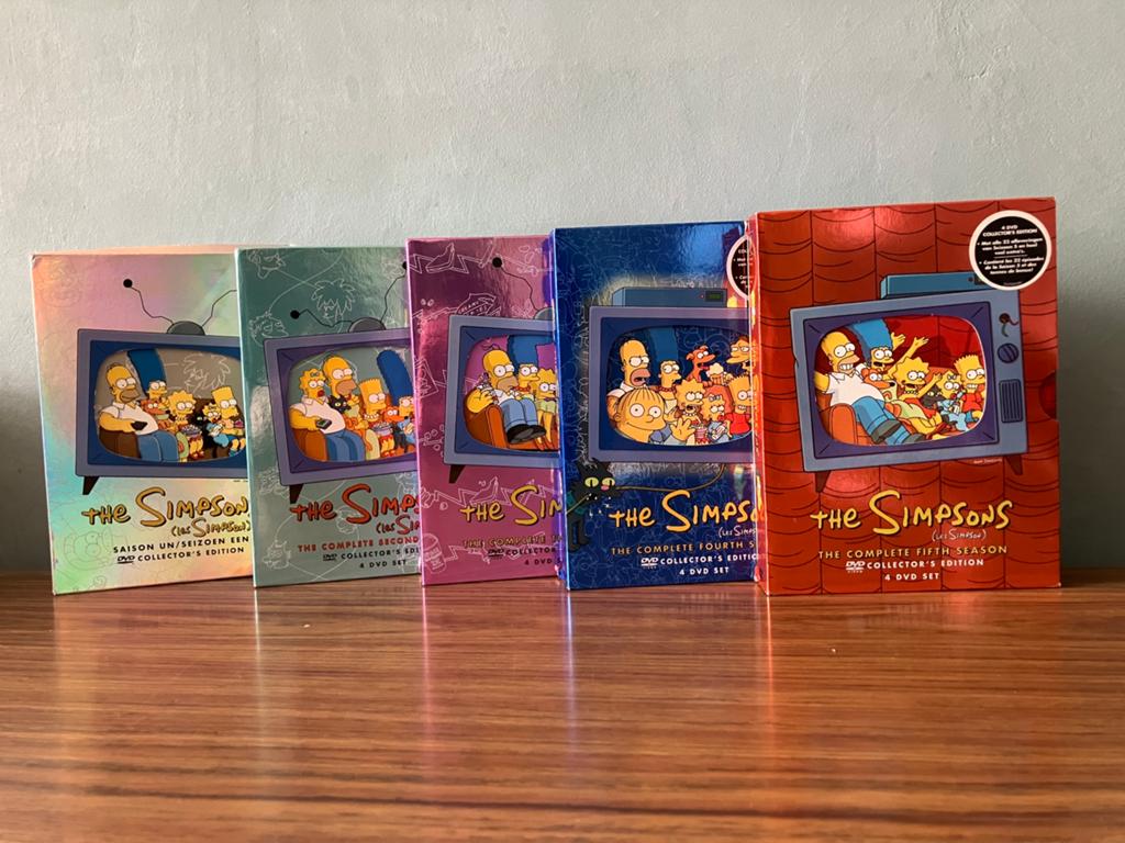 The Simpsons - seizoen 1-5, Gebruikt, Boxset, Ophalen of Verzenden, Komedie