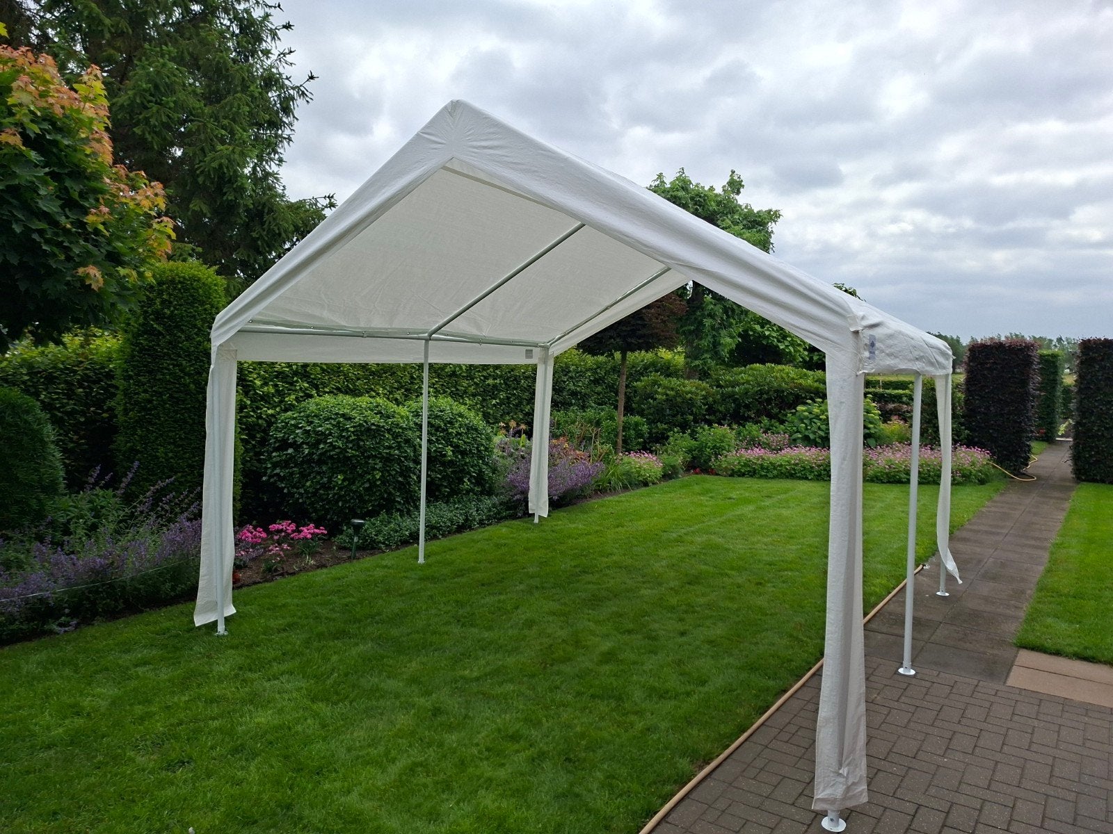 Paviljoen tent 4 x 4 meter Bois Le Duc - in nette staat, Tuin en Terras, Ophalen, Gebruikt, Opvouwbaar, Minder dan 4 meter