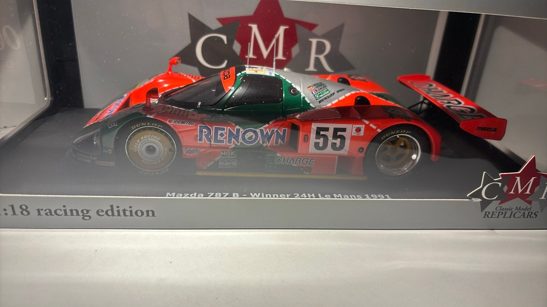 Mazda 787 b win 24h le mans 1991 cmr 1.18, Overige merken, Ophalen of Verzenden, A, A