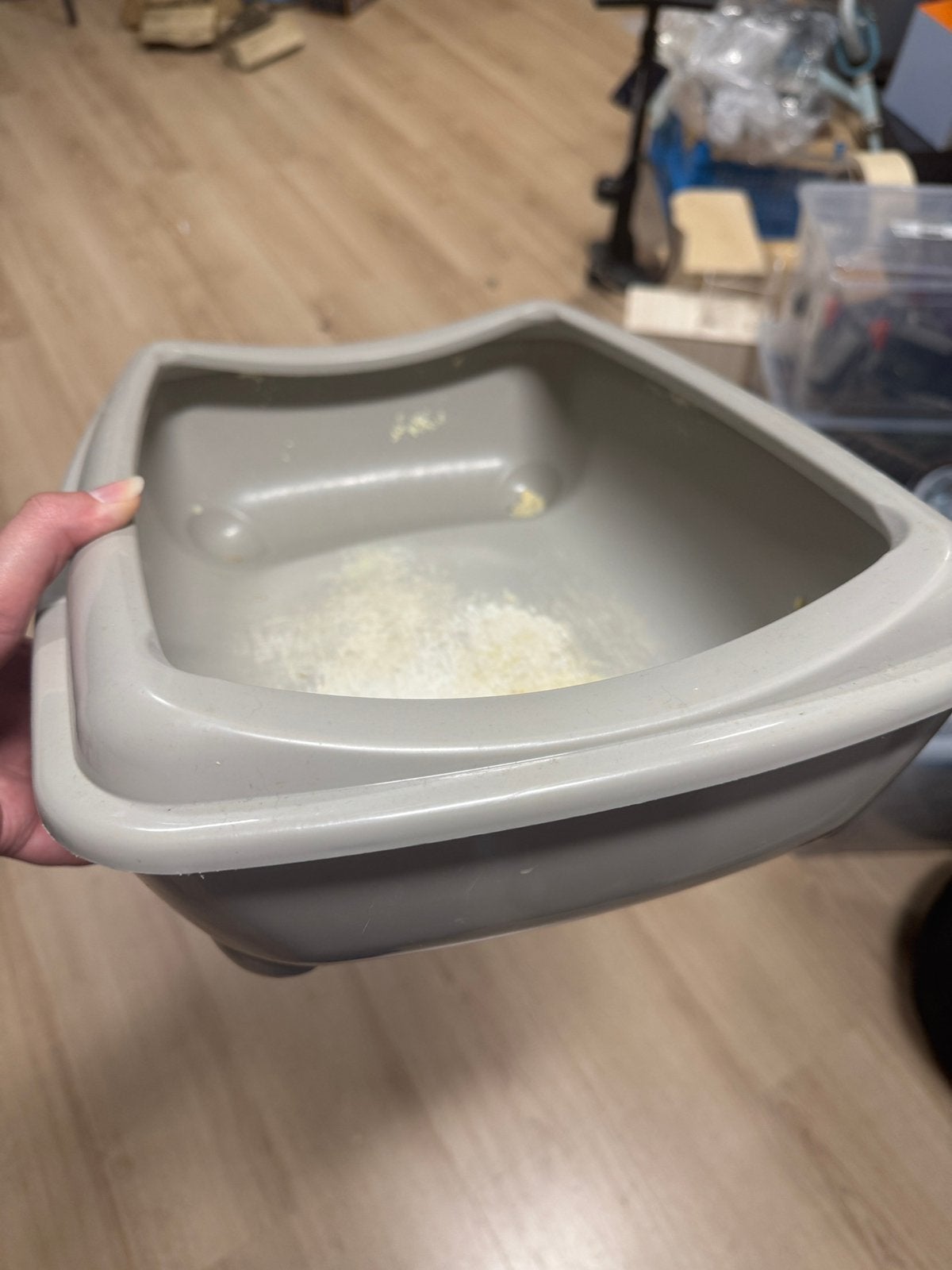 Gratis ophalen twee kleine open kattenbakken kattenbak, Dieren en Toebehoren, Kattenbakken, Ophalen, Gebruikt, Open